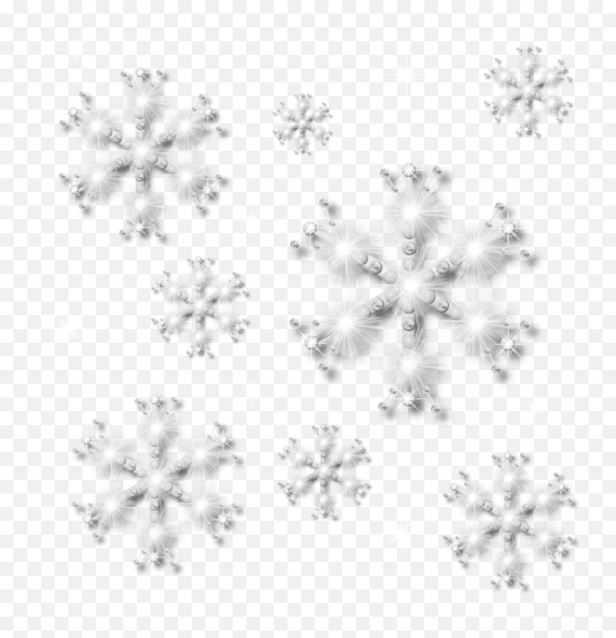 Download Silver Snowflakes Png - Silver Snow Flake Portable Network Graphics,Silver Snowflake Png