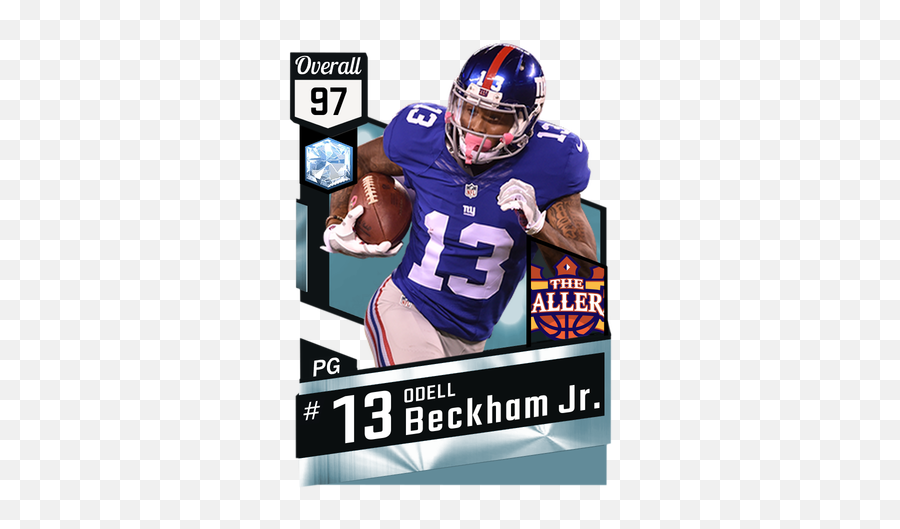 Odell Beckham Jr - Nba 2k17 Custom Card 2kmtcentral Dirk Nowitzki 2k Card Png,Odell Beckham Jr Png