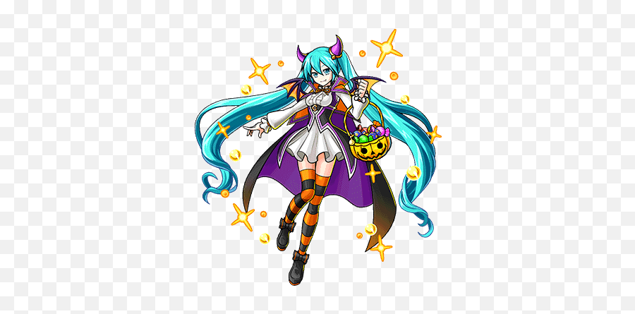 Halloween Miku - Unison League Halloween Miku Png,Miku Icon