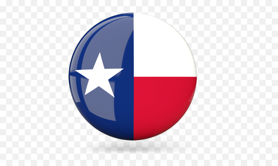 Glossy Round Icon - Texas Flag In A Circle Png,Texas Flag Png