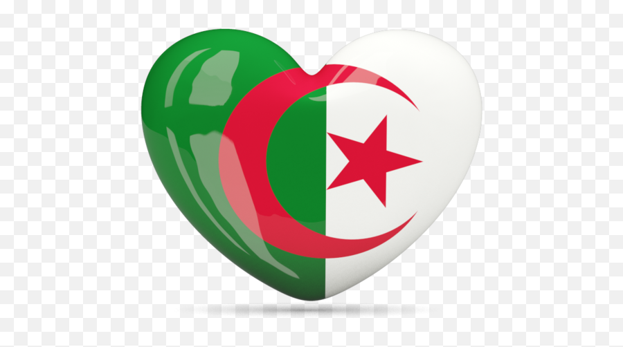 Heart Icon Download Flag Of Algeria - Laos Flag Heart Png,Green Flag Icon
