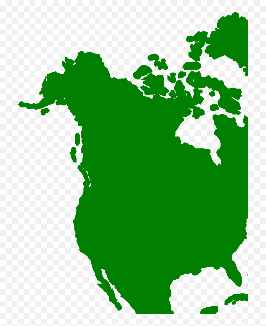 North America Clip Art Icon And Svg - North America Icon Green Png,North America Icon