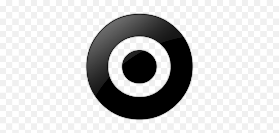 Black Target Logo - Logo With Black Target Png,Target Logo Images