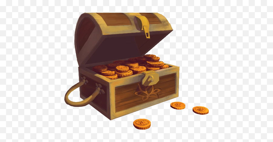 Wbg Chest Of Gold Coins - Coin Png,Treasure Chest Icon Png