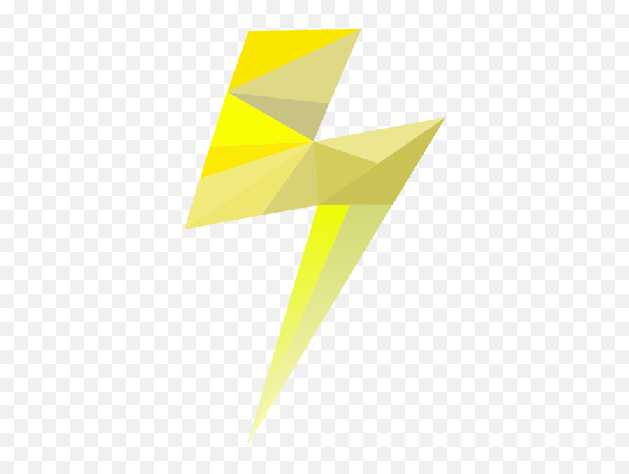 Low Poly Series - Triangle Png,Lightning Bolt Logo