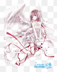 Broken Aesthetic Pictures Anime Girl - Angel Girls png