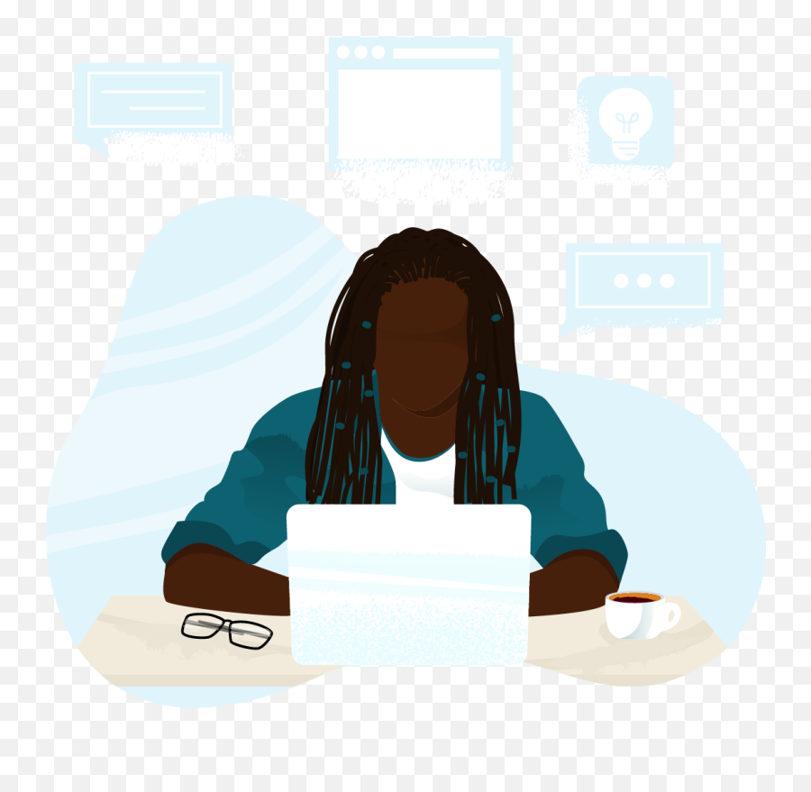 Illustrations Of Black People For Your Next Digital Project - Language Png,Black Icon Packs