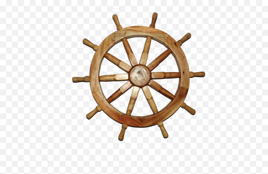 Wooden Ship Wheel - Ship Steering Wheel Clipart Png,Ship Wheel Png