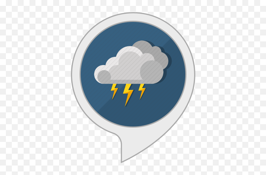 Amazoncom Relaxing Audio Thunderstorm Sounds Alexa Skills - Language Png,Storm Icon Blue Rain