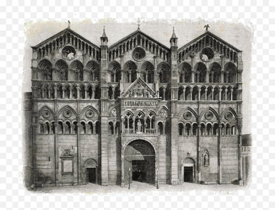 The Churches Of Venice Ferrara - Cathedral Of Ferrara Png,Archangel Michael Icon Guild