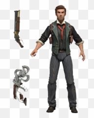 Details About Bioshock Infinite - 7 Booker Action Figurenec44939 Booker Dewitt Png,Bioshock Png