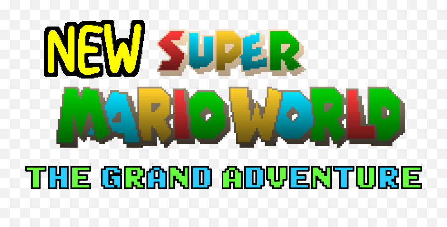 Wip New Super Mario World - The Grand Adventure New Logo Graphic Design Png,Super Mario Galaxy Logo