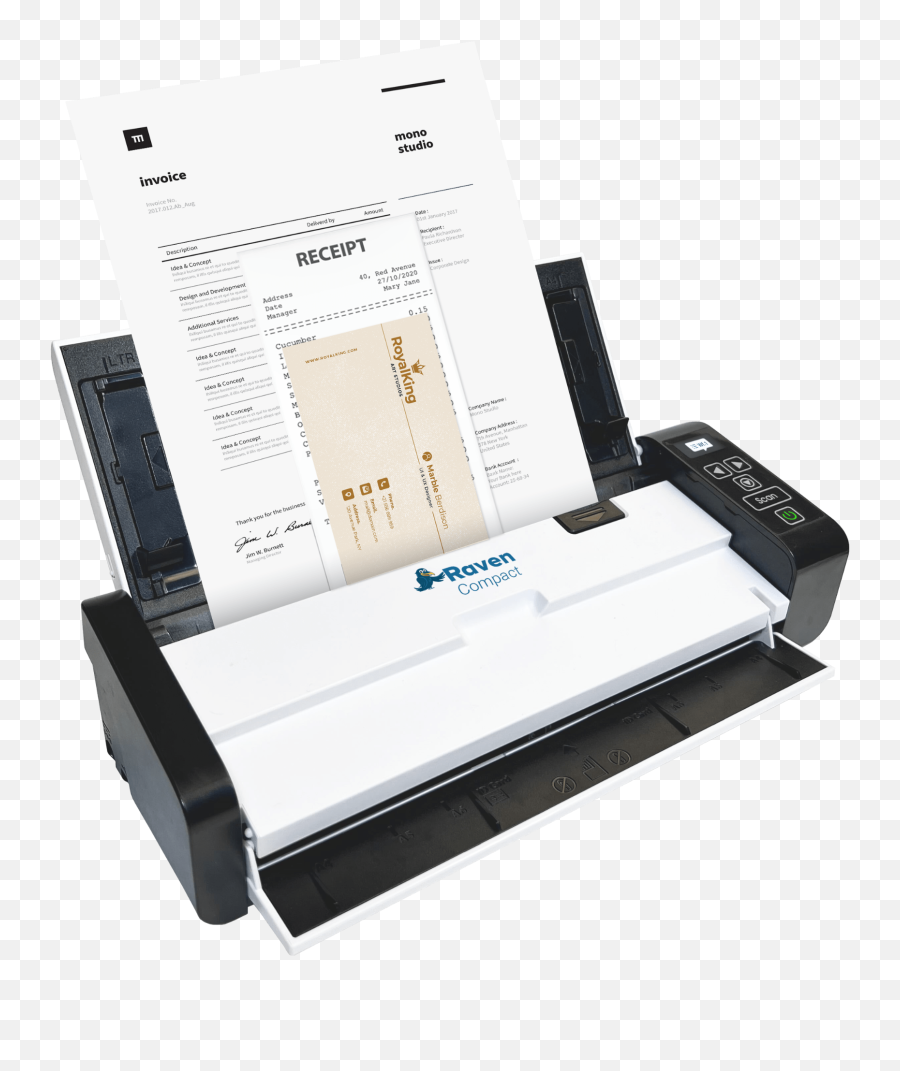Raven Compact Document Scanner - Raven Compact Document Scanner Scanning To Mac Or Windows Fast Duplex Scan Ideal For Home Or Office Png,Document Scanner Icon
