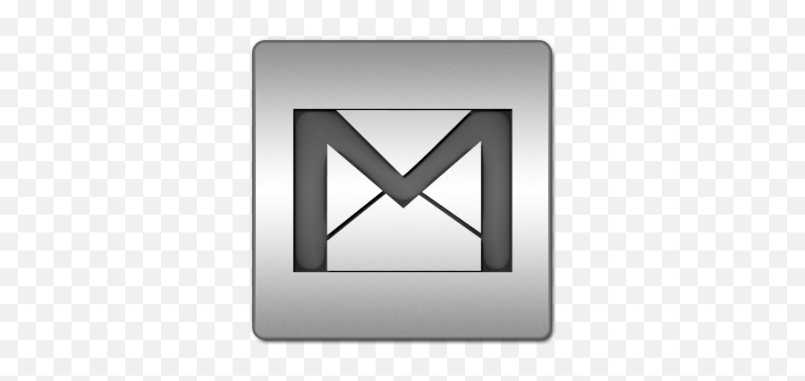 Iconsetc Gmail Icon In Png Ico Or Icns - Gmail Black And White Logo,Gmail Logo Vector