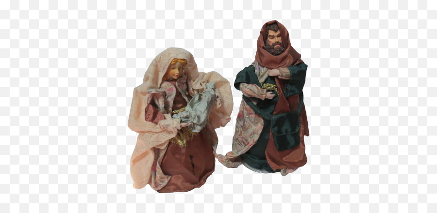 Animated Mary Wbaby Jesus Joseph Resin And Similar Items - Fictional Character Png,Mary And Baby Jesus Icon