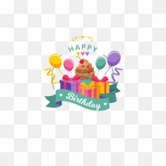 Transparent Background Happy Birthday Png
