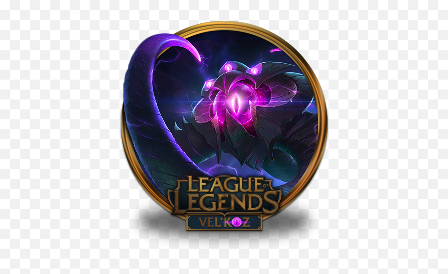 Velkoz Icon League Of Legends Gold Border Iconset Fazie69 - Vel Koz Custom Skins Png,League Of Legends Flash Icon