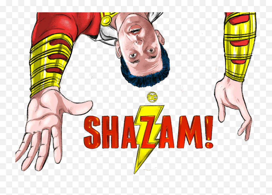 Shazam - Alternate Movie Poster On Pantone Canvas Gallery Shazam Movie Png,Shazam Png