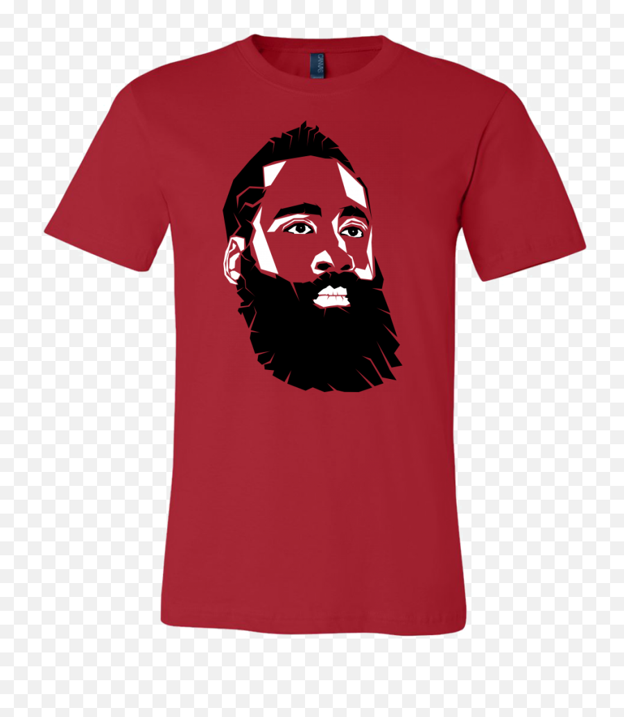 James Harden Face Pop Art T - Shirt Human Shirts With Dogs Png,James Harden Png