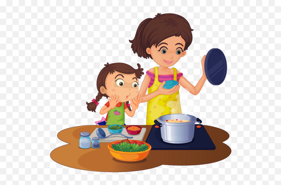 Photo From Album - Mother And Daughter Cooking Clipart Png,Cooking Clipart Png
