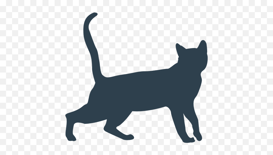 Cat Walking Silhouette - Transparent Png U0026 Svg Vector File Transparent Walking Cat Silhouette,Dog And Cat Png