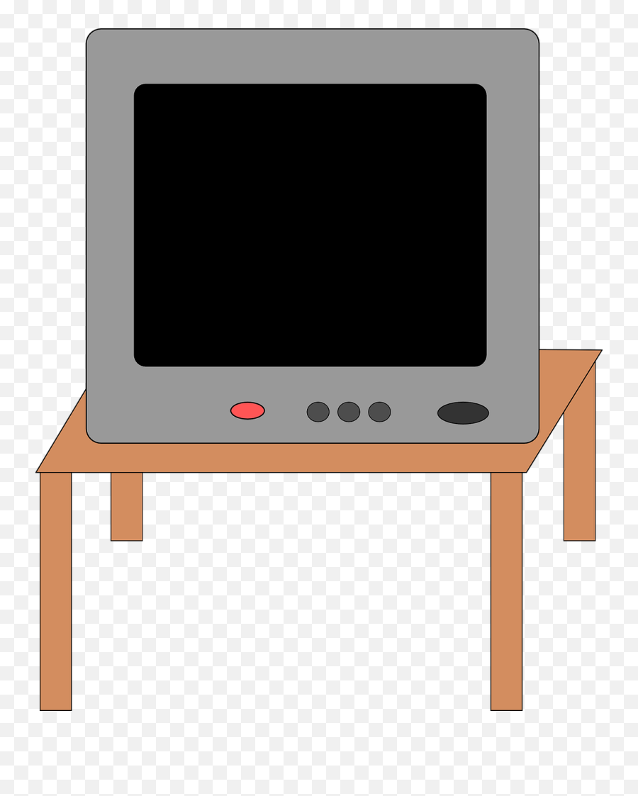 Download Television Tv Stand Free Clipart Png - Tv Is On The Table,Tv Clipart Png