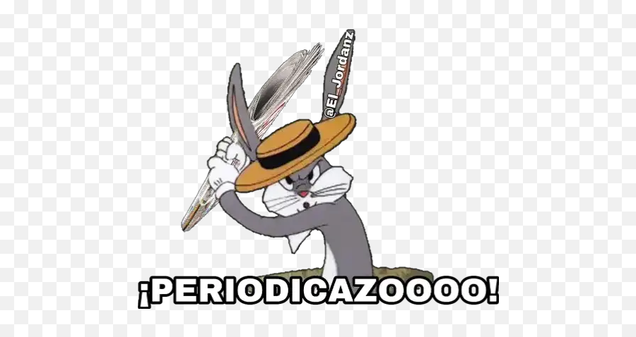 Bugs Bunny Stickers For Whatsapp - Cartoon Png,Knife Cat Meme Transparent