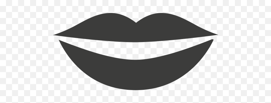 Black Lips Png - Mouth Vector Black And White Transparent Heart,Lips Clipart Png