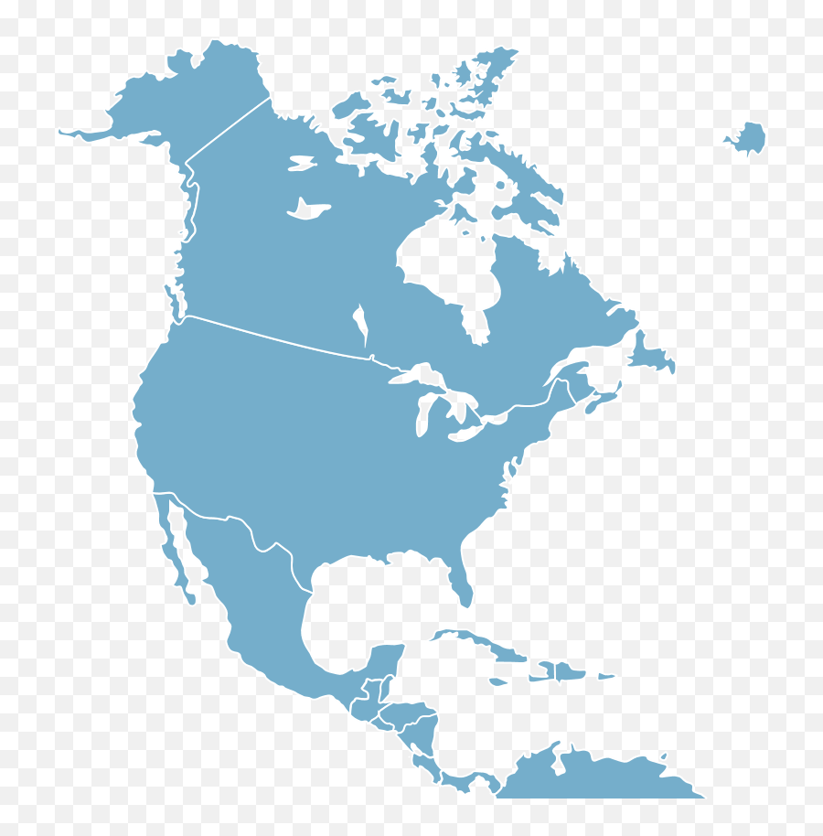 Download Free Png North America Map - Transparent North America Png,North America Png