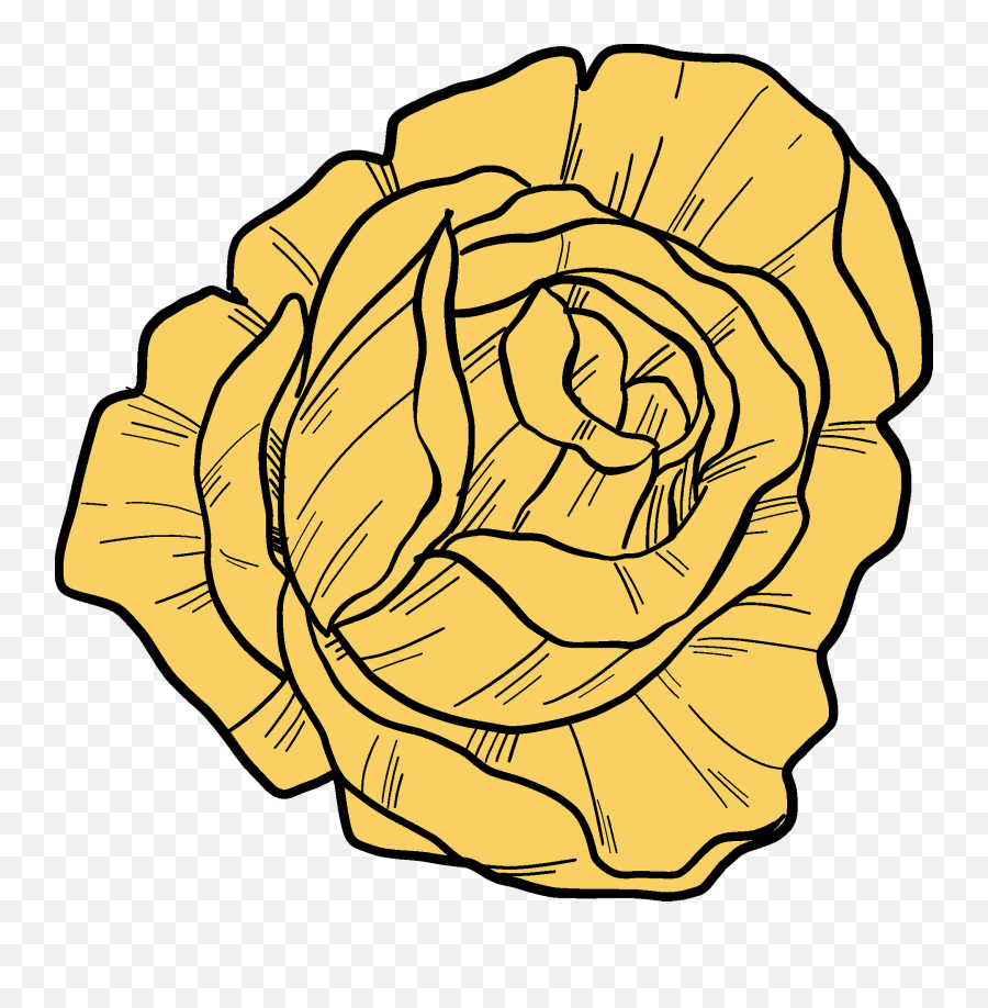 Yellow Rose Clipart - Floribunda Png,Yellow Rose Transparent