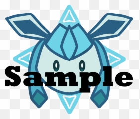 15 Acrylic Single Sided Glaceon Charm - Emblem Png,Glaceon Png
