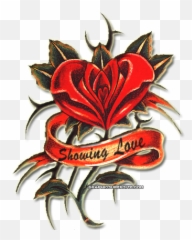 Download Arm Tattoo Designs Png Cross Tattoos For - Of Hearts And Roses