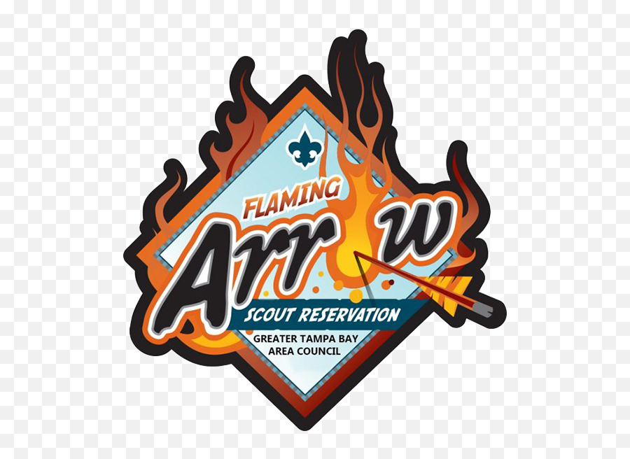 Flaming Arrow Logo - Flaming Arrow Scout Camp Png,Arrow Logo