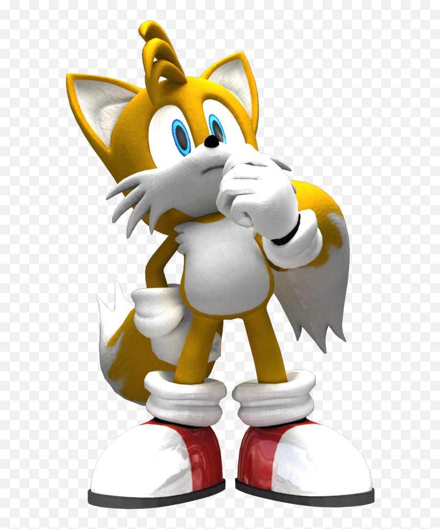 Miles Tails - Miles Tails Prower 3d Model Png,The Thinker Png