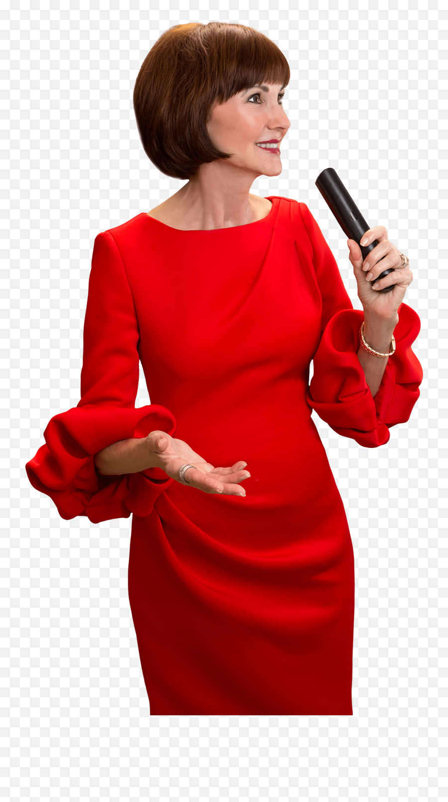 Debbie Pearson Red Mic Transparent - Girl Png,Mic Transparent