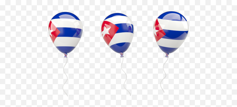 Flag Icon Of Cuba - Transparent Puerto Rican Balloons,Cuba Flag Png