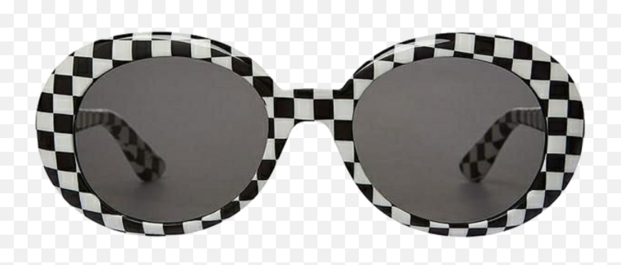 Download Cloutgoggles Sticker - Checkered Kurt Cobain Picsart Sunglasses Png,Clout Goggles Transparent