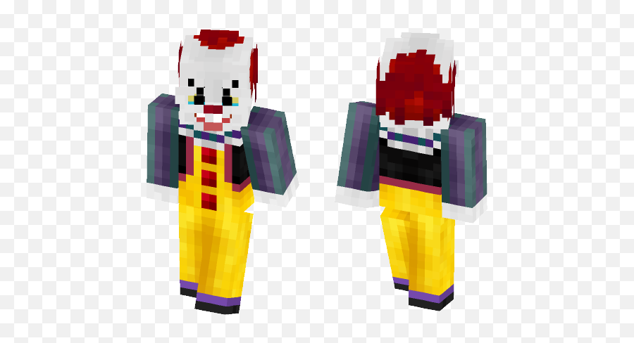 Download Skin Minecraft Pennywise - Minecraft Skins Disney Princes Png,Pennywise Png