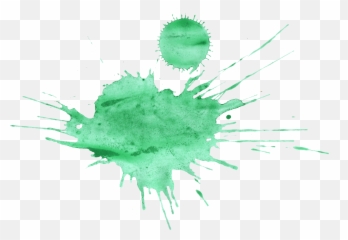 Download 16 Green Watercolor Splatter - Green Watercolor Stain Png,Stain Png