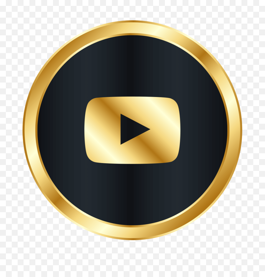 Luxury Youtube Button Png Image Free - Circle,Youtube Bell Icon Png