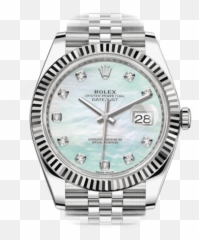 Rolex Datejust Png 2 Image - Rolex Datejust 41 Mother Of Pearl,Rolex Logo Png