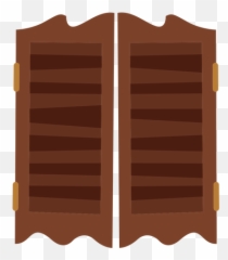 Transparent Png Svg Vector File - Saloon Door