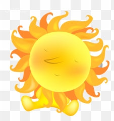 Cartoon Cute Summer Hot Sun Png Download - 20932222 Free Cute Png Cartoons Sun