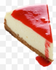 Cheesecake With Coulis Transparent Png - Cheesecake No Background,Cheesecake Png