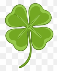 Four Leaf Clover Clipart - Lovely png