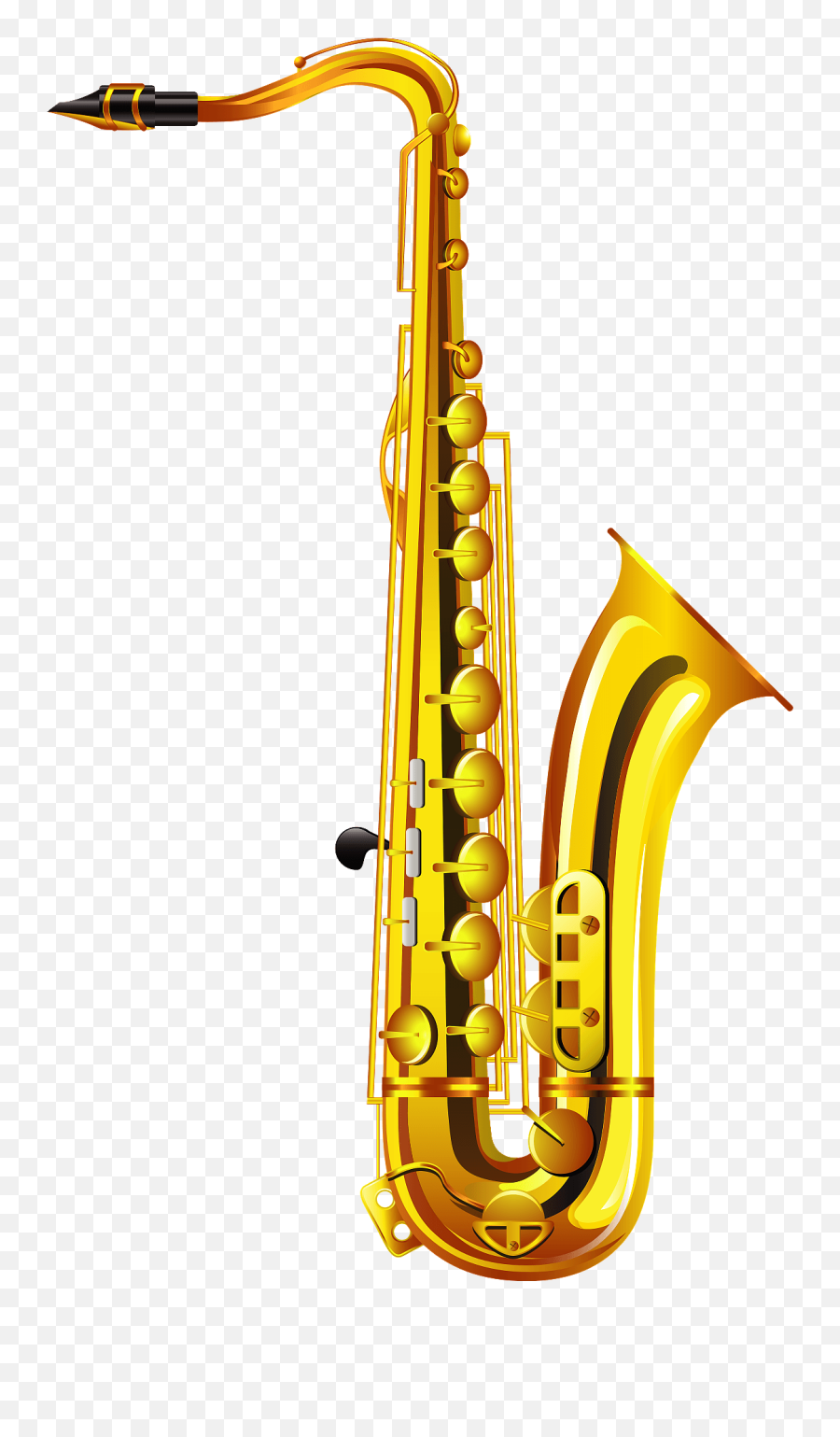 Saxophone Clipart - Saxophone Instrument Png,Saxophone Clipart Png