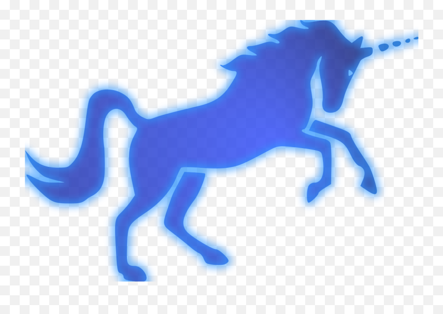 Fileblue Unicorn Dextersvg - Wikimedia Commons Blue Unicorn Png,Unicorn Silhouette Png
