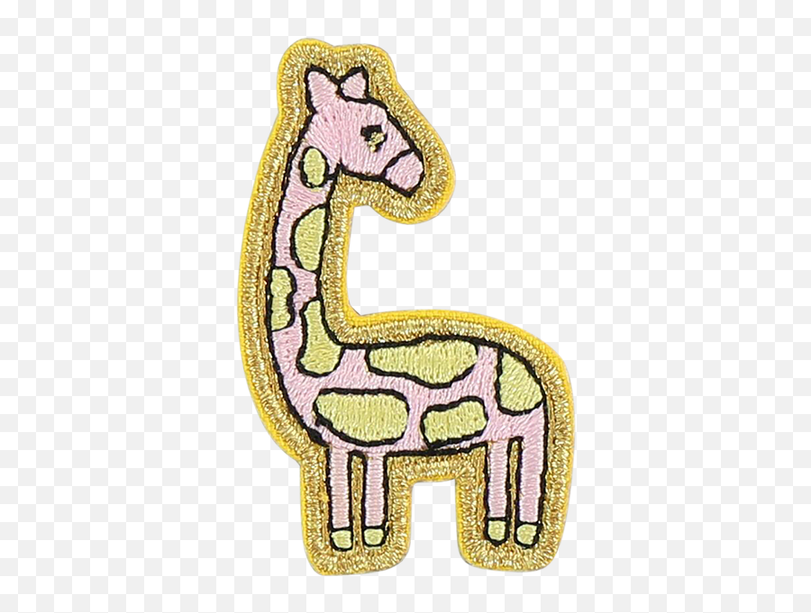 Giraffe Sticker Patch - Animal Figure Png,Giraffe Transparent