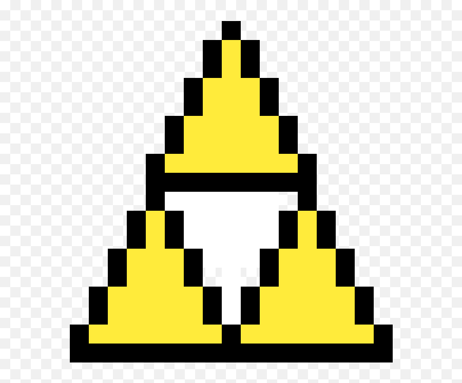 Pixilart - Triforce Zelda Pixel Art Png,Triforce Logo