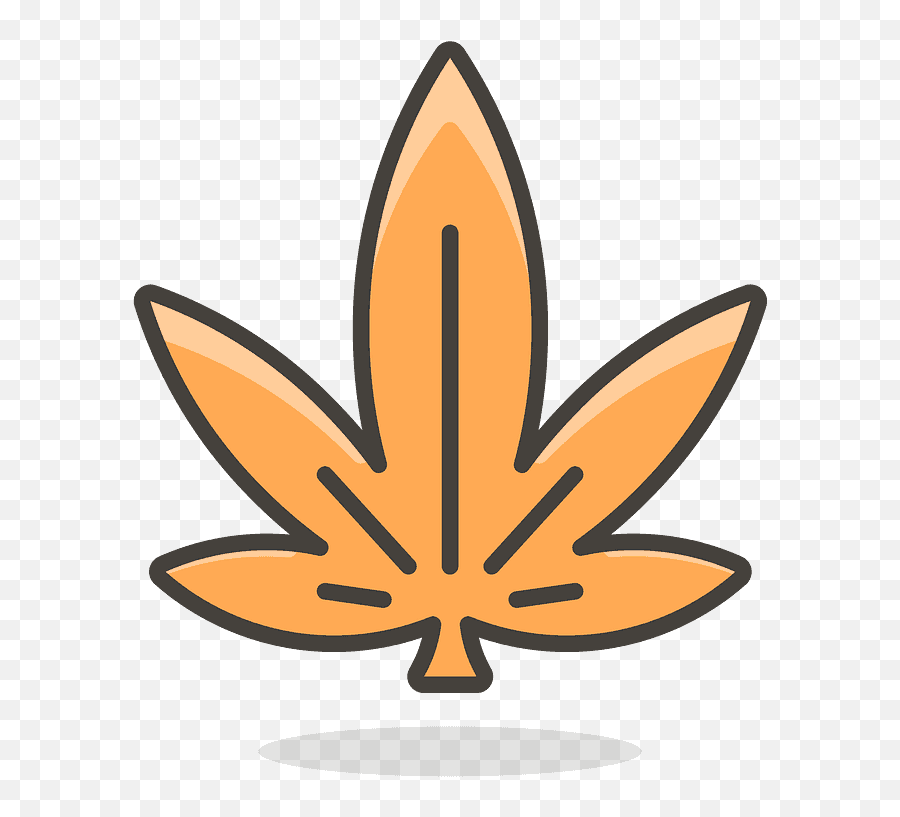 Maple Leaf Emoji Clipart - Icon Cannabis Png,Leaf Emoji Png